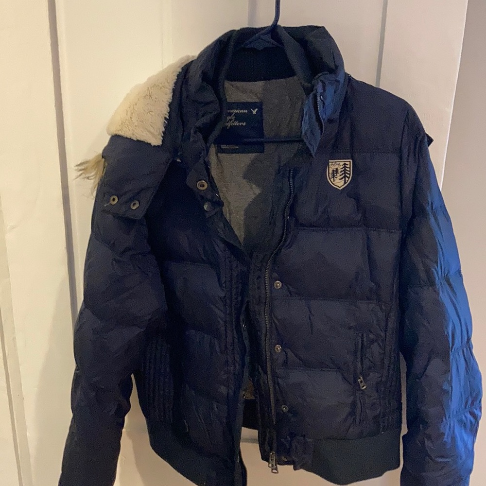 American Eagle Winter Fleece hooded Jacket